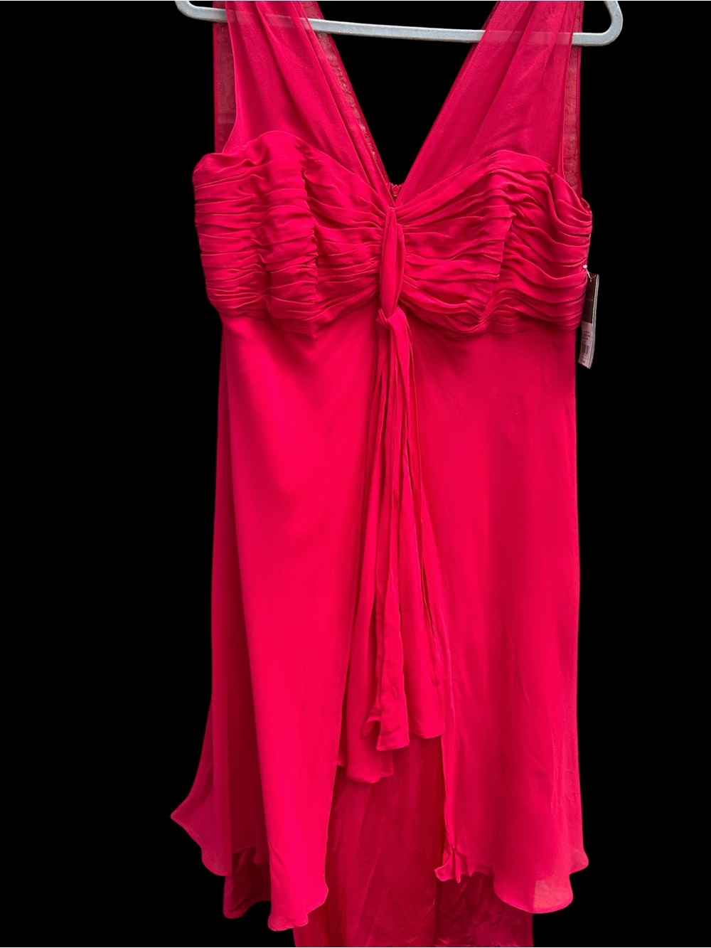 NWT Donna Ricco red Ruched Chiffon Dress for party/ formal size 16W